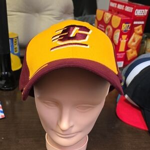 Central Michigan Golden Eagles Two-Tone Baseball Cap - Gold & Maroon
